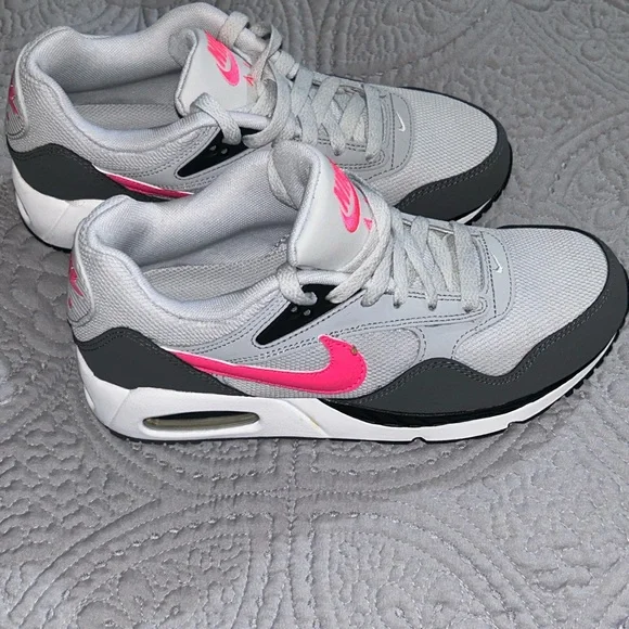 Nike Air Max Gray and Pink Sneakers - Picture 3 of 6